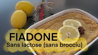 🍋Fiadone sans brocciu  sans lactose IG bas [upl. by Midan19]