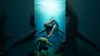 Hulk vs Megalodon vs Mosasaurus [upl. by Hwu]