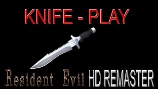 Resident Evil HD Remaster  Knife Play [upl. by Robinette]