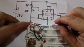 ✅ Circuito LED intermitente con 555 [upl. by Bueschel560]