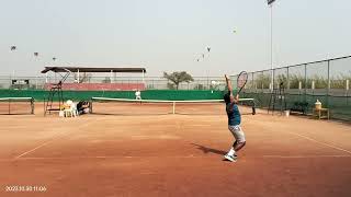 ITF masters tour 400 Joygaon Quarter final match highlights tennis [upl. by Kilk]