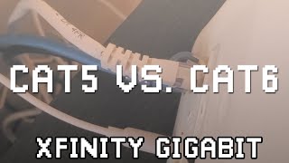 Xfinity 1000mbps Speed Test Cat5 Ethernet Vs Cat6 Ethernet [upl. by Tsyhtema]