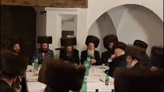 Pittsburgh And Alesk Rebbes Motzei Shabbos In Davos  Tammuz 5784 [upl. by Akehsay]