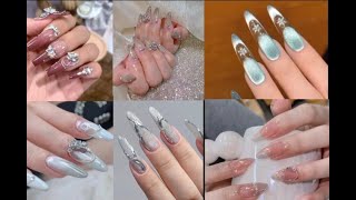 New model simple beautiful nails for 2024 💅 nails nailarttutorial nailart [upl. by Crenshaw]