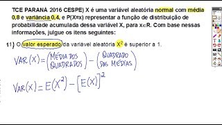 ESTATÍSTICA INFERENCIAL CESPE CEBRASPE [upl. by Ahsik]