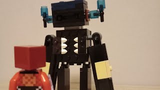 how to make lego Warden from minecraft [upl. by Helga]