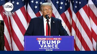 FULL SPEECH Trump declares victory in 2024 presidential election [upl. by Gokey]