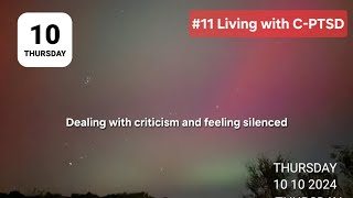 Living with CPTSD  Chapter 11 Dealing with Criticism and Feeling Silenced [upl. by Aicel525]