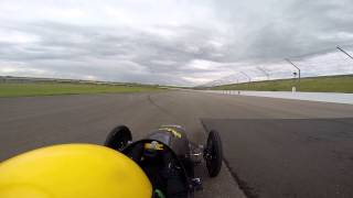 Bromsgrove School Greenpower Team Race The Chicken at Rockingham September 2014 [upl. by Dragelin]