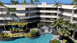 Outrigger Kona Resort amp Spa Tour and Review hawaii hawaiiisland kailuakona [upl. by Aihcropal]