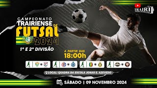 TRAIRIENSE DE FUTSAL 2024  Gols de JRD 4 x 3 Flecheiras [upl. by Tnomad936]