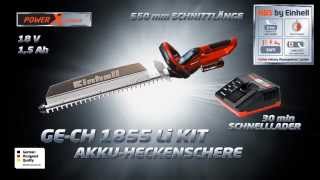 Einhell GECH 1855 Li Kit Power XChange AkkuHeckenschere [upl. by Ettegroeg]