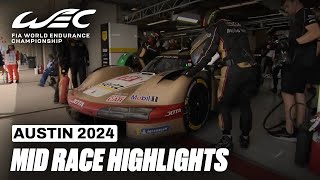 Mid Race Highlights 👀 I 2024 6 Hours of COTA I FIA WEC [upl. by Ateerys]