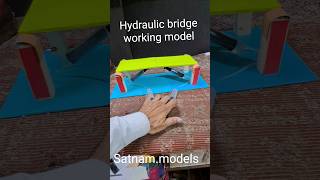 shortvideo Hydraulic bridge model bridge model [upl. by Jammin584]