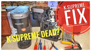 HOW TO FIX Keurig KSupreme Coffee Maker DEAD NO POWER  How To Reset Thermostat Inside [upl. by Asus68]