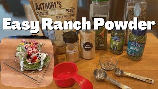 Buttermilk Ranch Powder  No Maltodextrin or MSG  Make Dressings Dips Rubs etc [upl. by Lirrehs520]