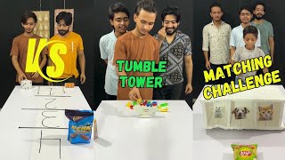 Flip Ludo Pop Balloon Vs Tumble Tower Challenge  ​⁠AkyShow challenge ytshorts [upl. by Artina]