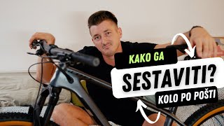 Naročilo kolesa po spletu  kako ga sestaviti [upl. by Harias]