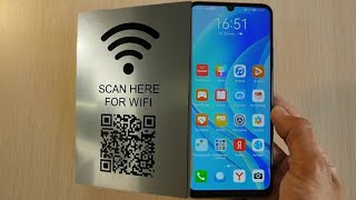 How to scan wifi qr code in huawei nova y70  How to find wifi scanner in huawei nova y70 [upl. by Eiramalegna]