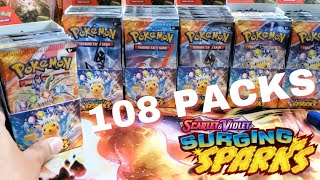 Half Booster BOX Openings Great pull rates Opening 100 Booster packs [upl. by Lenni]