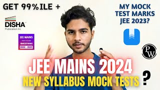 JEE Mains 2024 New Syllabus Mock Tests   My JEE mock test Marks [upl. by Adnauqaj584]