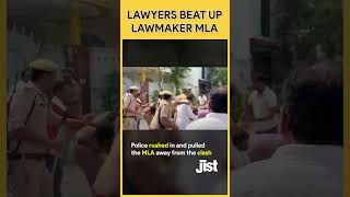 Lawyer Slaps BJP MLA in Lakhimpur  Jist [upl. by Graeme]