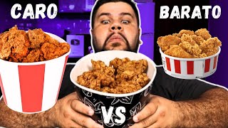 Frango Frito Caro vs Frango Frito Barato [upl. by Ahsot]