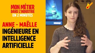 Ingénieure en intelligence artificielle  Mon métier en 2 minutes [upl. by Nerat829]