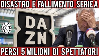 DAZN e SerieA disastro e fallimento  Persi 5 Mil di spettatori [upl. by Llecrep352]