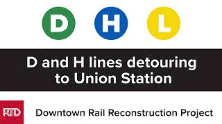 Downtown Rail Reconstruction July 2024 [upl. by Hieronymus]