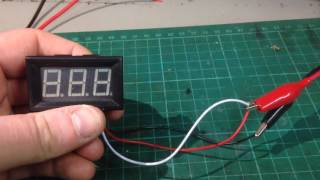 Banggood Panel Voltmeter Settings and Setup as an Ammeter [upl. by Nauqram194]