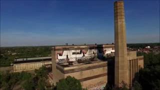 Abandoned places USA Wyman  Gordon Power Plant Dixmoor IL Drone footage [upl. by Lesko340]