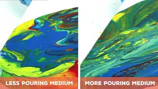 Paint Pouring 101 Pouring Medium to Paint Ratios  DecoArt® [upl. by Mandle536]