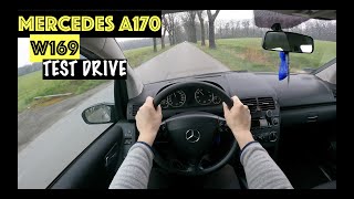 2004 Mercedes A170 W169 17 116HP  POV TEST DRIVE  ACCELERATION amp FUEL ECONOMY [upl. by Akkahs]