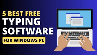 5 Best Free Typing Software for Windows 10 11  Best Typing Software for PC  Offline ✅ [upl. by Hallette]