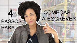 PASSE SUA IDEIA PRO PAPEL AGORA COMO COMEÇAR A ESCREVER UM LIVRO EM 4 PASSOS [upl. by Jacinda]