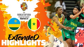 Rwanda 🇷🇼 vs Senegal 🇸🇳  Highlights  FIBAWWC 2026 PreQualifying Tournament [upl. by Ahsea837]