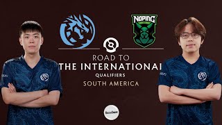 NOBAR Leviatan Xepher vs NoPing Esports  Road to The International 13 South America CQ BO3 [upl. by Alansen95]