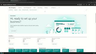 Business Central SaaSCloud W1 Creating an environment with all demosample data Full video [upl. by Yanrahc]