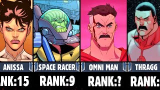 Strongest Invincible Characters Ranked  Anissa Omni Man Thragg Space Racer  Invincible Season 3 [upl. by Bernstein]