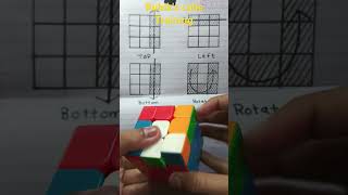 WAIT FOR END 🔚  LIKE SHARE SUBSCRIBE 😀Rubiks cube 3x3cube solve magic trick formula  shorts [upl. by Ias]