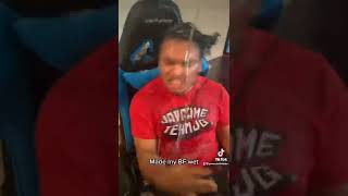 Wet my Boyfriend While Gaming Prank shorts [upl. by Jinny]