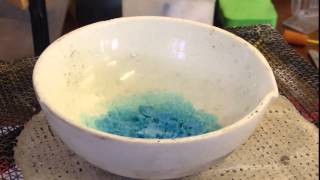 Hydrated to Anhydrous Copper Sulfate a Reversible Reaction [upl. by Mendy]