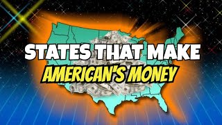 AMERICAS Top 10 MONEY MAKING States Revealed [upl. by Ekram]