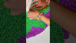 DOORMAT MAKING AT HOME doormatineasyway doormatdesign paydanbananekatarika [upl. by Lyrrad]