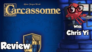 Carcassonne 20th Anniversary Edition Review  with Chris Yi [upl. by Amilb895]