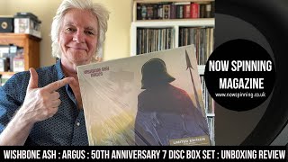 Wishbone Ash Argus 50th anniversary 7 Disc Box Set  Unboxing Review [upl. by English]