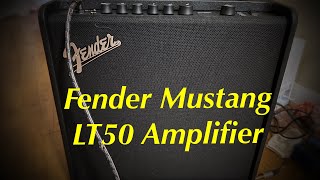 Fender Mustang LT50 Amp  Tone Settings and Options [upl. by Wernher66]