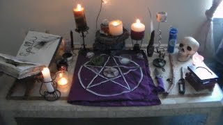 How To Set Up a Wiccan Altar [upl. by Ratep]