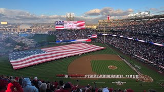 Red Sox  Angels 4524 Angels 2024 Opening Day Starting Lineups and National Anthem [upl. by Eirojam]